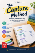 The Capture Method — PDF note-taking guide cover