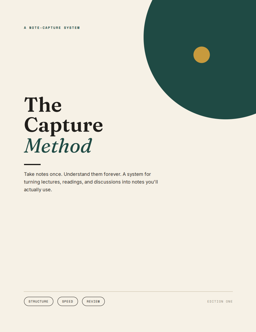 The Capture Method