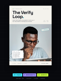 The Verify Loop – AI Fact-Checking Workbook cover, Vol. 02 of the AI Operator Series